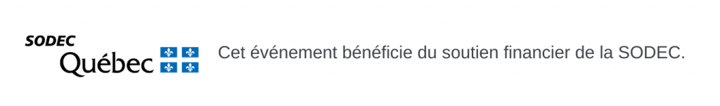 Congrès 2024 1 bannière soutien financier SODEC
