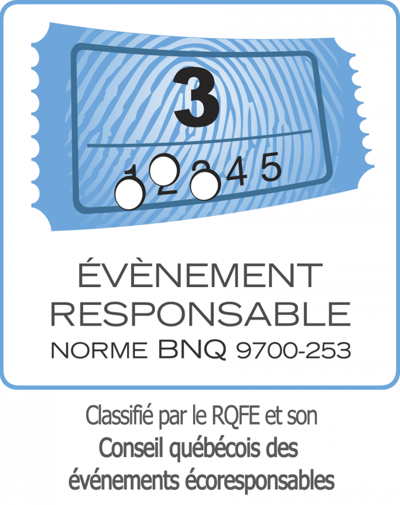 Le congrès 2024 de l’AQPM reconnu comme événement écoresponsable 2 CQEER Niveau3